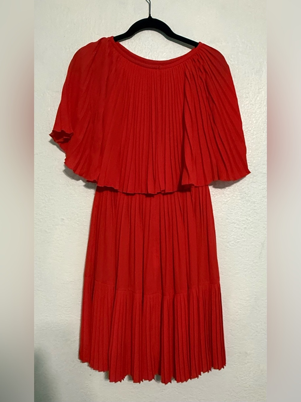 kate spade Coral Pleated Midi Dress - Picture 5 of 7